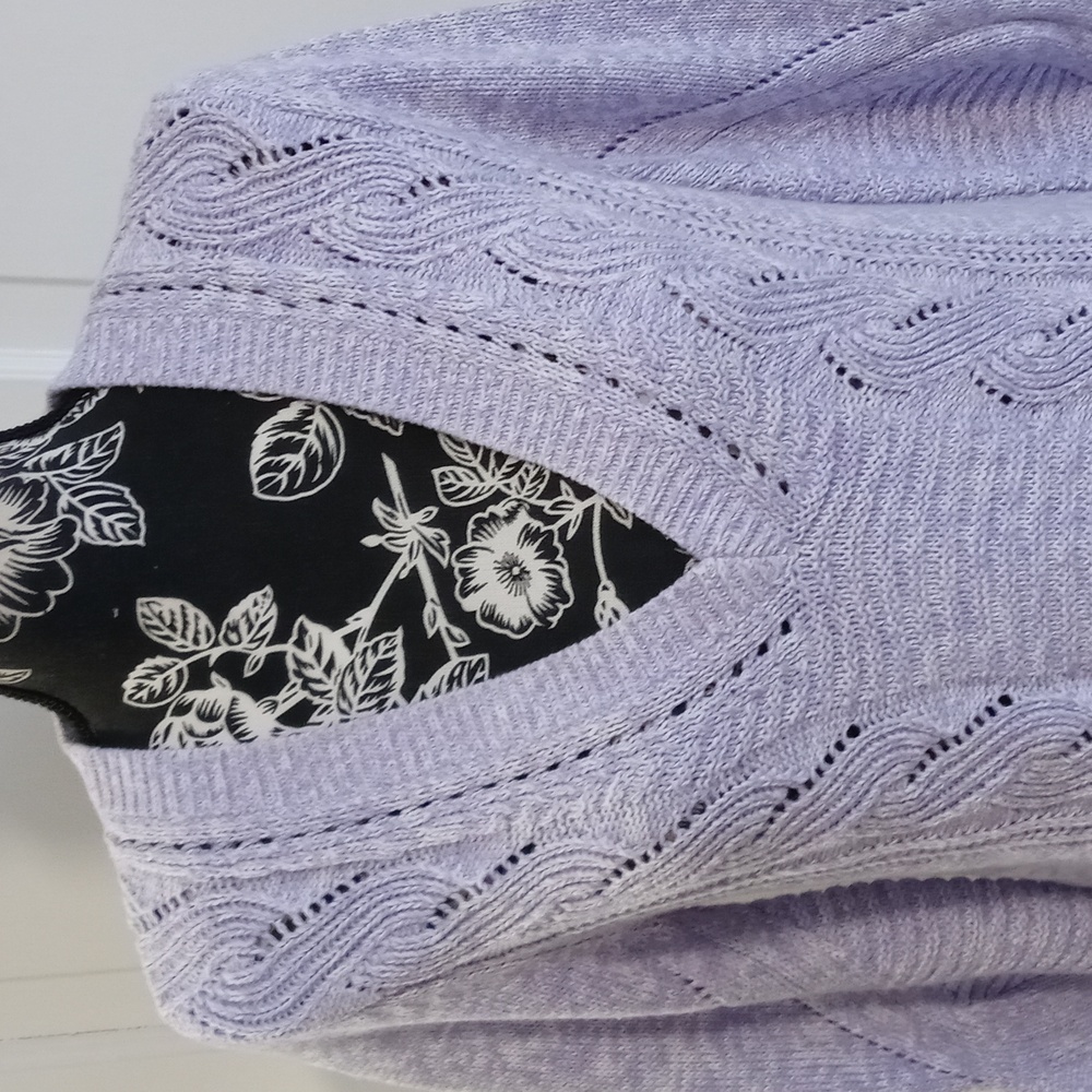 Sample Lilly Pulitzer - Lavender Cotton Sweater View 6